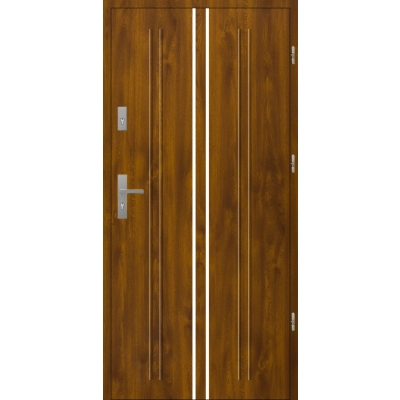Drzwi T49 A7 INOX Złoty Dąb 72 mm